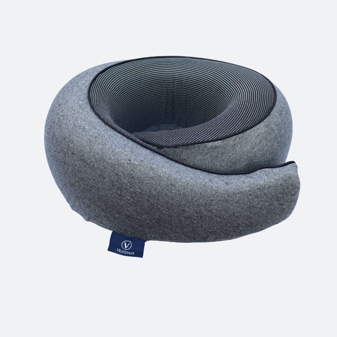 Velvoyage Velvoyage 360° Memory Foam Travel Pillow - Heather Grey